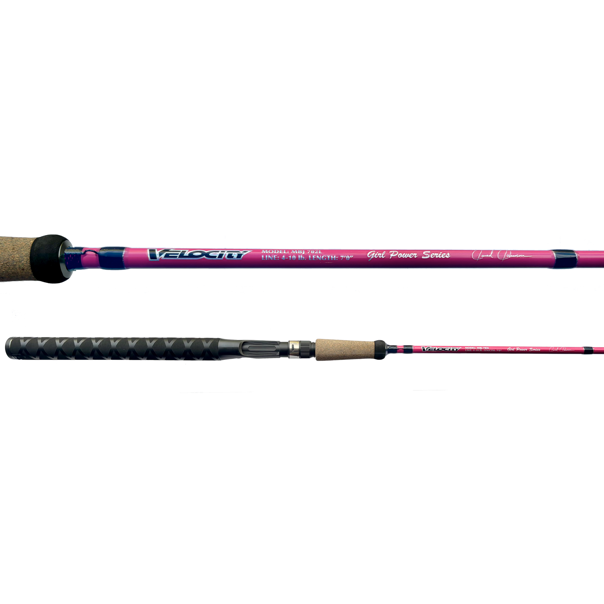 7’0” Girl Power Pink Glass Rod