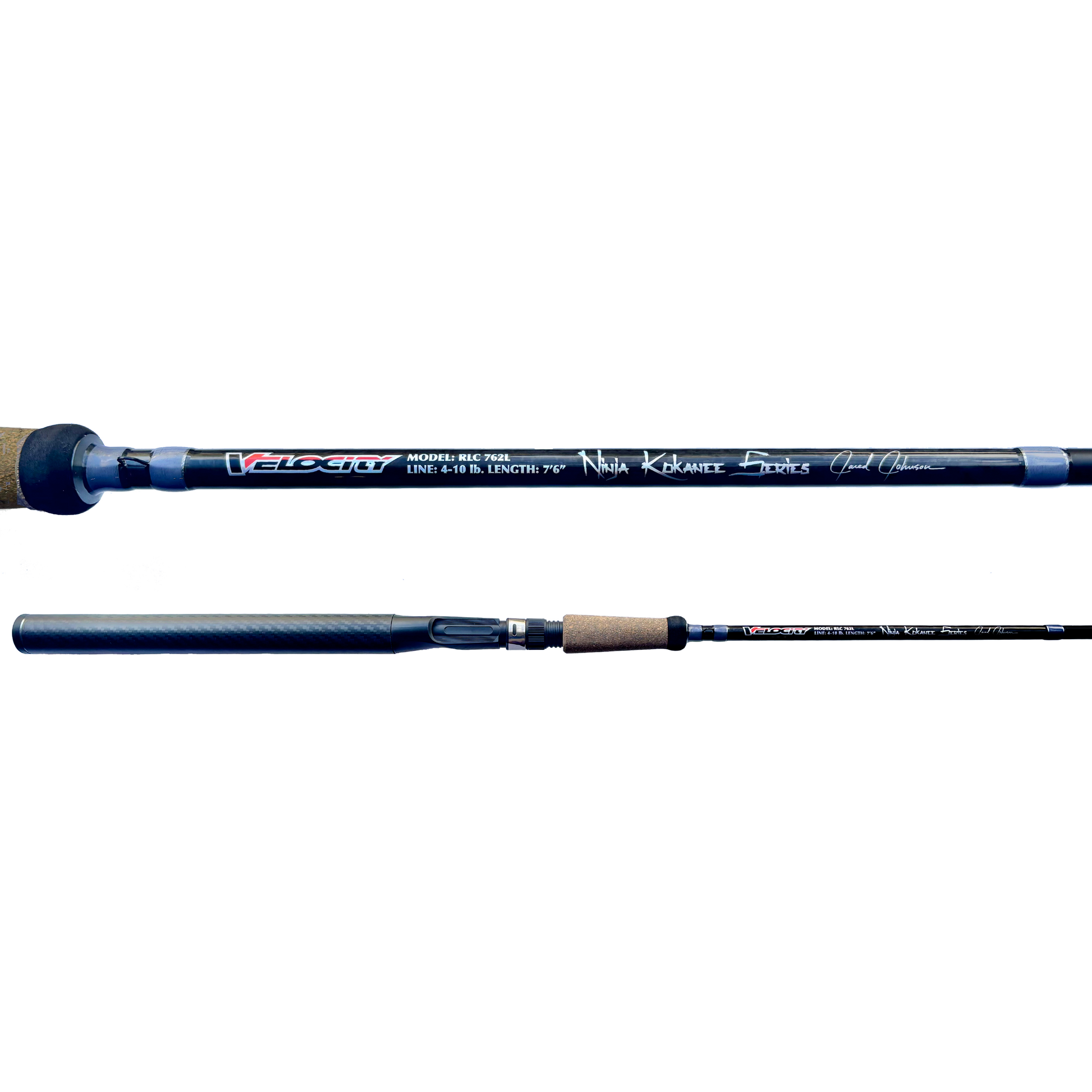Kokanee trolling rod - Ninja Kokanee Series by Velocity Fishing. 